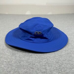 Outdoor Research Helios Sun Hat Bucket UPF 50+‎ Wide Brim Packable L/G Blue